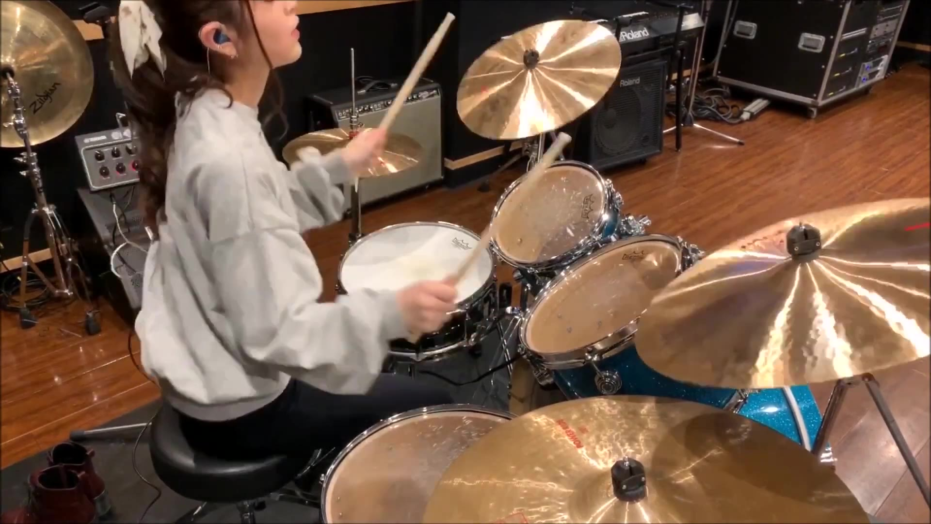 想要哭的我戴上了猫面具 Ghost In A Flower Yorushika 架子鼓 cover